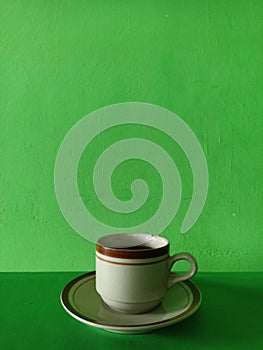 A cup of black coffee