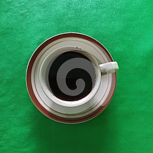 A cup of blackcoffee