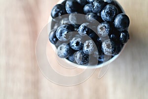 Cup of Blueberries