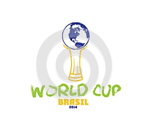 Cup brasil 2014 illustration