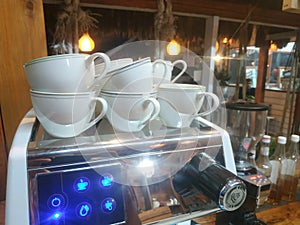 Cup caffee night jazz latte