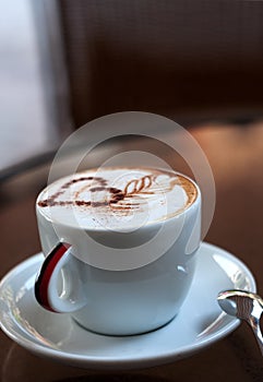 Cup of cappuccino