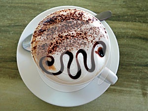 A cup of Cappuccino