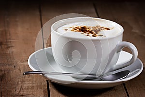 Cup of cappuccino