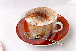 Cup cappuccino