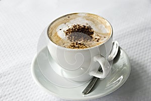 Cup cappuccino