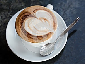 Cup of cappuccino