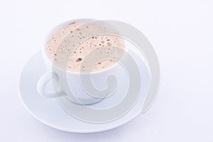 A cup of capuccino photo