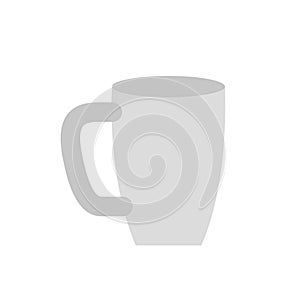 Cup  cfee with white background
