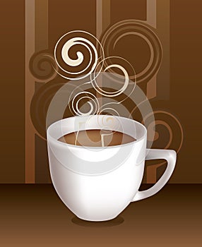 Cup of coffe. Vector