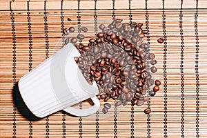 a cup of coffee espresso invigorating drink close-up food