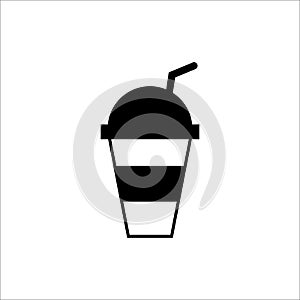 Cup coffee Icon Vector Logo Template. eps 10