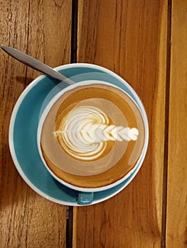 A cup of coffee latte cappucino espresso