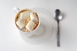 Cup Of Coffee with Marshmallows