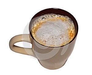 A Cup Of Coffee In A Mug. Isolated With PNG File Attached