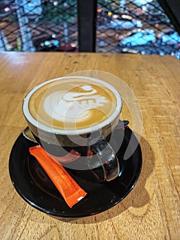 a cup of coffee patte