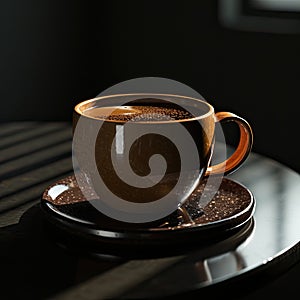 Cup of Coffee on Saucer