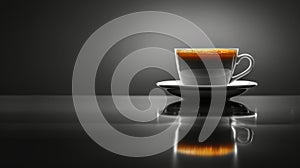 Cup of Coffee on Saucer