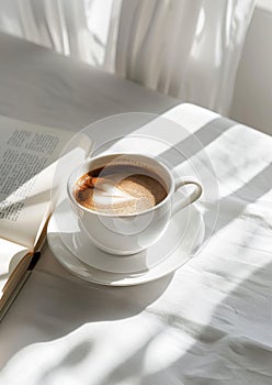 A Cup of Coffee on a Saucer