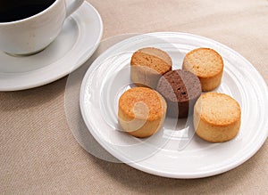 A selection of different Italian amaretti biscuits