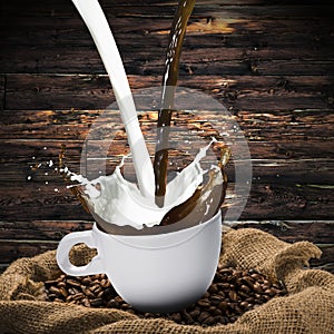 Cup of Coffee Splash