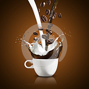 Cup of Coffee Splash
