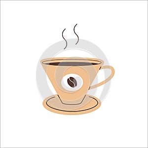 Cup of coffee stylish illustration photo