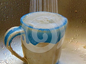 Cup Filling With Flowing Water