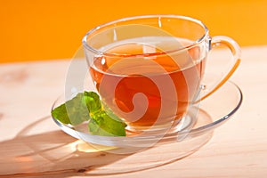 Pohár z bylinný čaj 