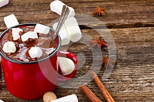 Cup of hot chocolate