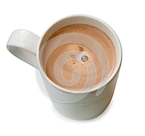 A cup of hot chocolate