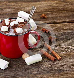 Cup of hot chocolate