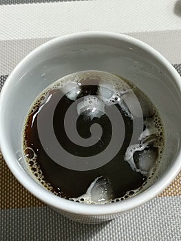 A cup of ice tea
