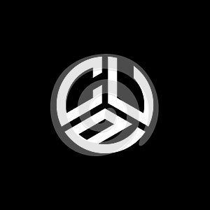 CUP letter logo design on white background. CUP creative initials letter logo concept. CUP letter design