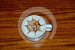 A cup of Moca cafe photo