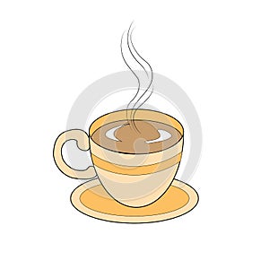 Cup mug of hot drink coffee, tea etc