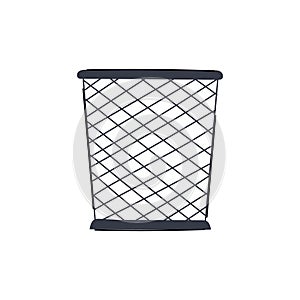 cup pencil holder cartoon vector illustration