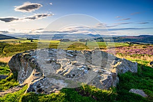 Cup and Ring Rock Art at Lordenshaws Hillfort photo