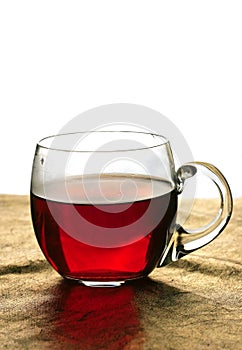 Cup of roibos fruit tea