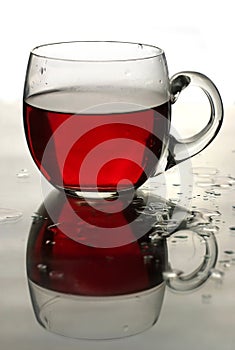 Cup of roibos fruit tea