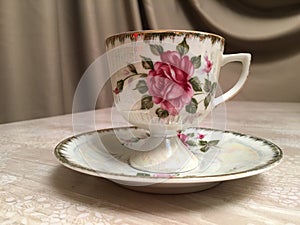 Cup and saucer