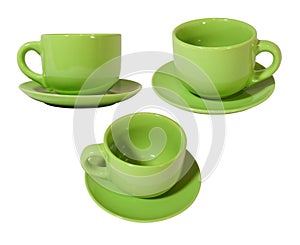 Cup with saucer