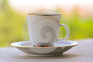 Cup and saucer