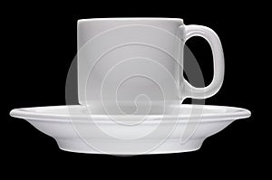 Cup on saucer