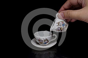 Cup and saucer