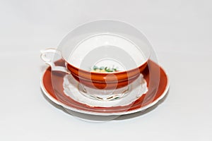 Cup and saucer for coffee