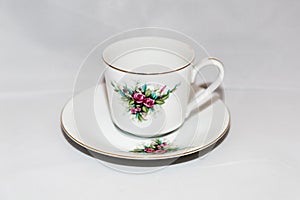 Cup and saucer for coffee