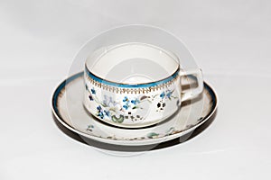 Cup and saucer for coffee