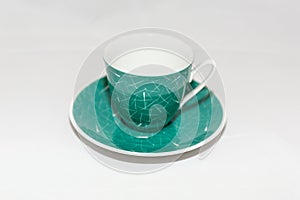 Cup and saucer for coffee