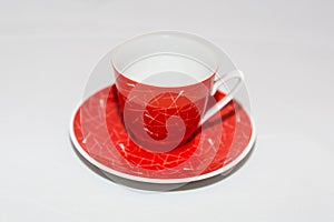 Cup and saucer for coffee